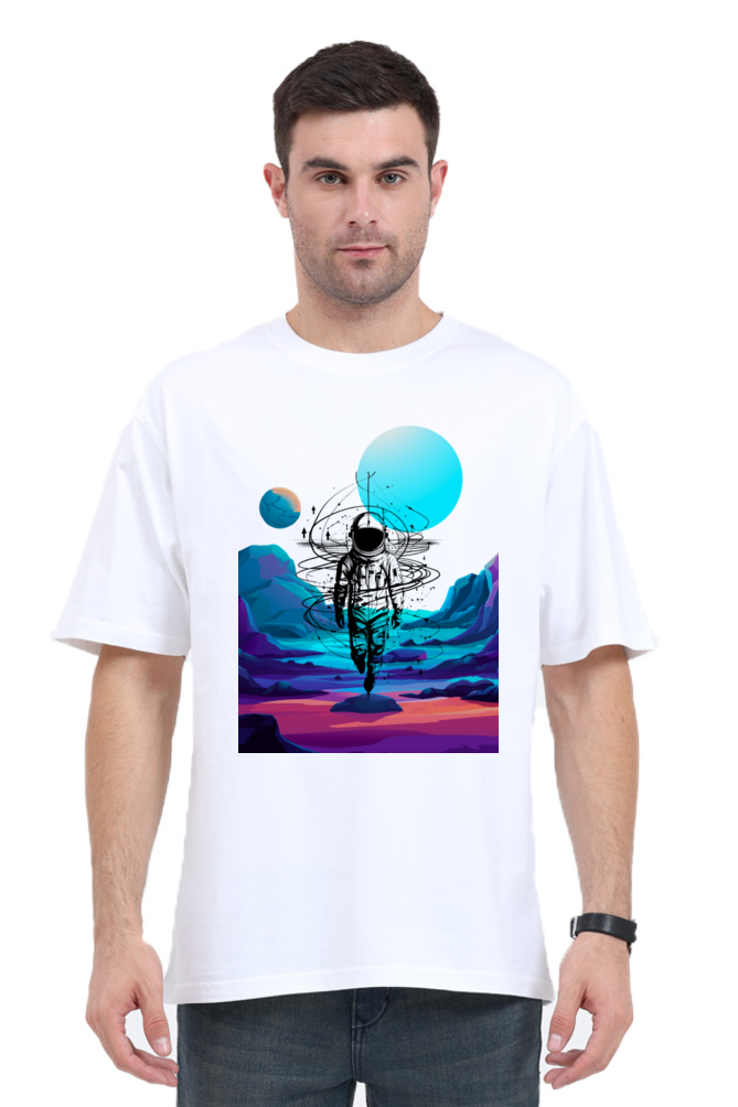 Space Odyssey Astronaut Unisex Oversized Standard T-Shirt