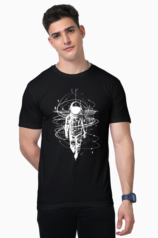 Galactic Shuttle Launch Unisex Supima T-Shirt