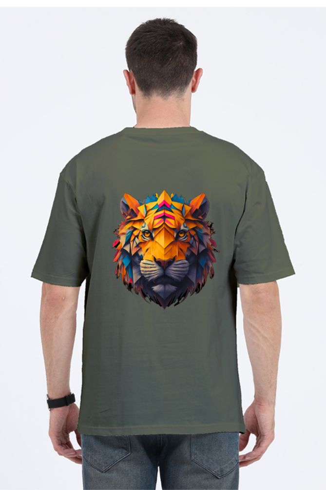 Roar Aggressive Lion Unisex Oversized Classic T-Shirt