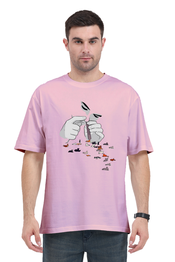 Purr Snorts Unisex Oversized Standard T-Shirt