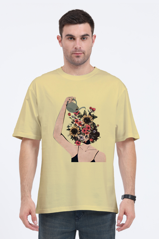 Floral Thoughts Unisex Oversized Standard T-Shirt